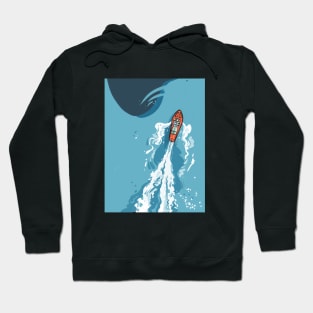 Speed boat holiday drawing Hoodie